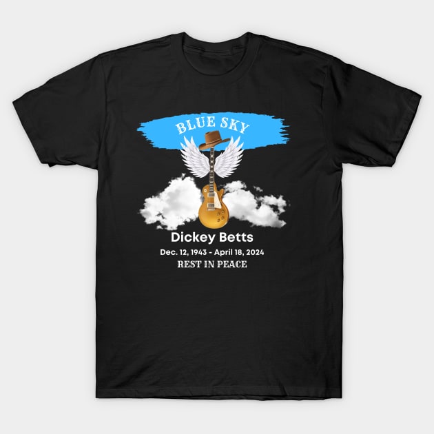 Dickey Betts Tribute Memorial T-Shirt by TeesForThee